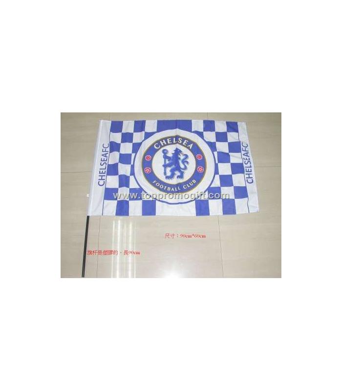 big-size football team hand flag big-size football team hand flag