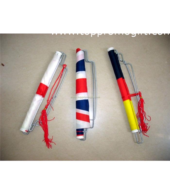 rolling-up flag rolling-up flag