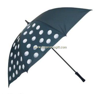 Golf Ball Print Umbrella