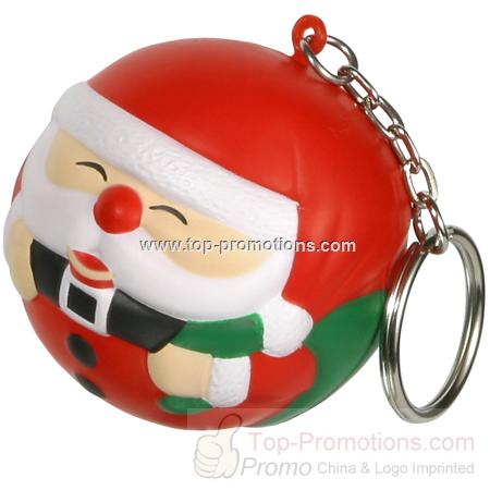 Santa Claus Stress Reliever Key chain