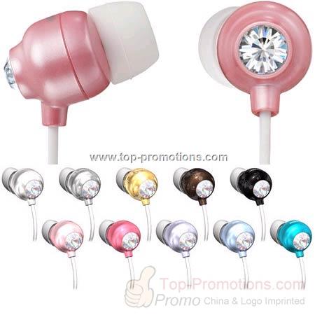Crystal Jewelry Earphone Introduced