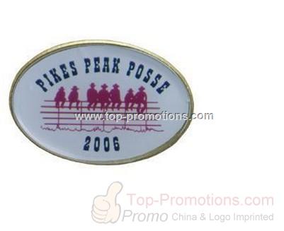 Oval Domed Lapel Pin Oval Domed Lapel Pin