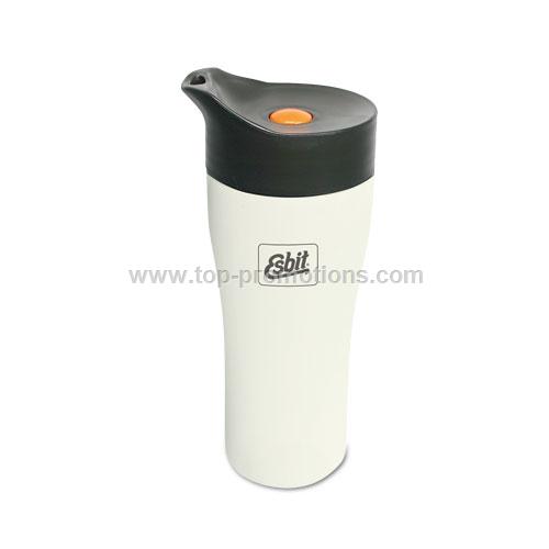 Stainless steel thermo mug double-walled