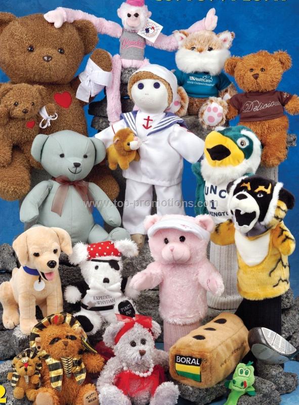 Custom Plush Stuffed Animals Assorted Color 