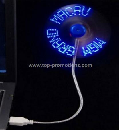 USB Mini Fan With Flashing