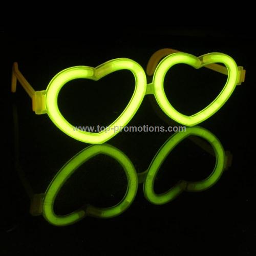 Heart Shape Glow Glasses