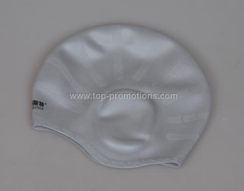 100 is silicone swimming cap