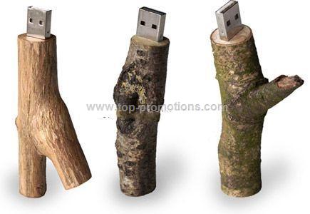 wood USB drive
