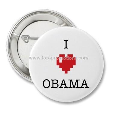 Obama button badges