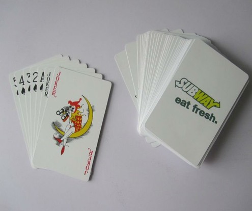 paper or plastic playing cards