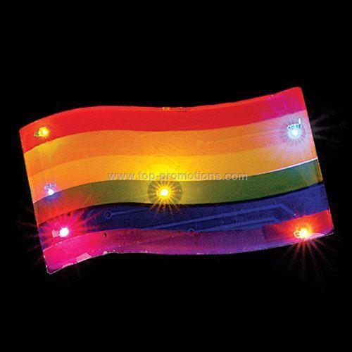 LED Light-Up Magnet - Rainbow Flag