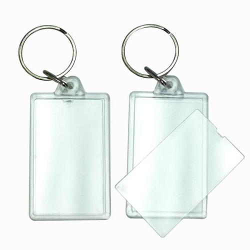 BLANK - Snap-In Rectangle Flat Key Tag