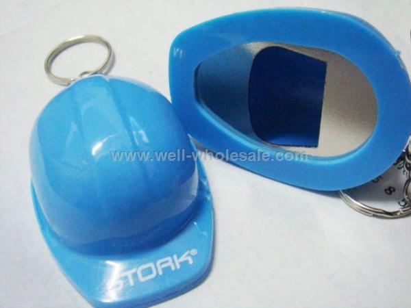 Helmet Bottle Opener Keychain