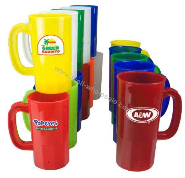 20oz Plastic beer mugs