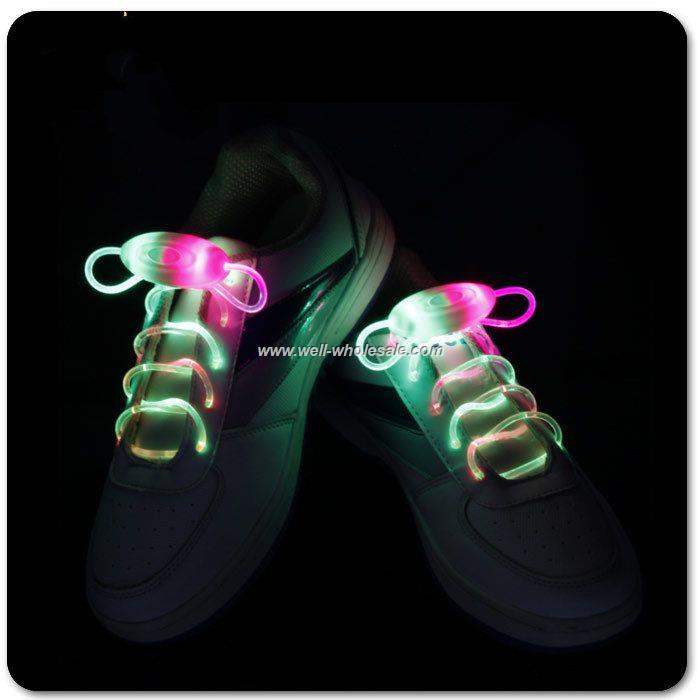 LED shoe laces,Flashing shoe laces