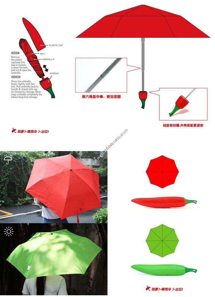 Fashion Fruit Vegetable Umbrella