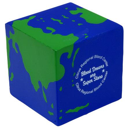 Custom design cube shape stress ball,stress cube
