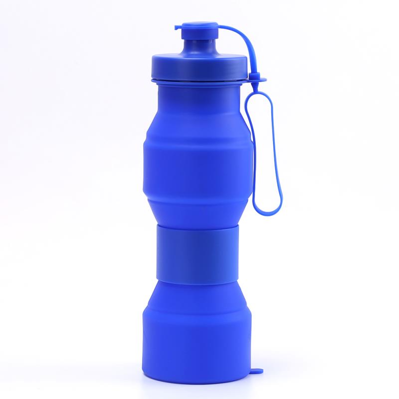 Wholesale Foldable Silicon Silicone Collapsible Water Bottle