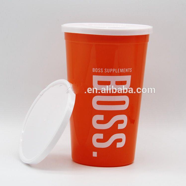 Personalized Plastic Stadium Cup Water Cup With Lid