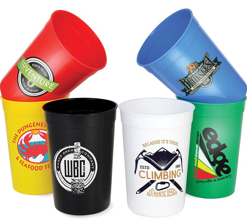Custom Advertising 16OZ PP Plastic Stadium Cups