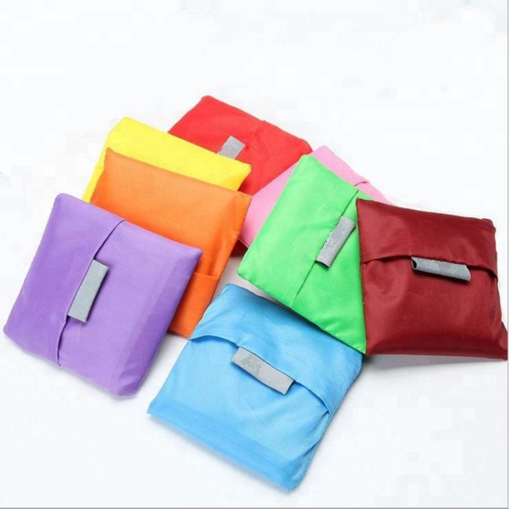 Custom Supermarket Decorative Oxford Fabric Foldable Shopping Bag
