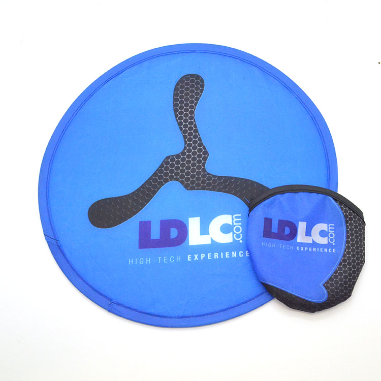polyester dog foldable flyer /folding flying disc/190T Nylon foldable fan