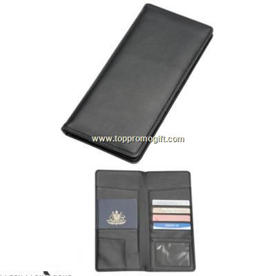 Travel Wallet In Imitation Leather