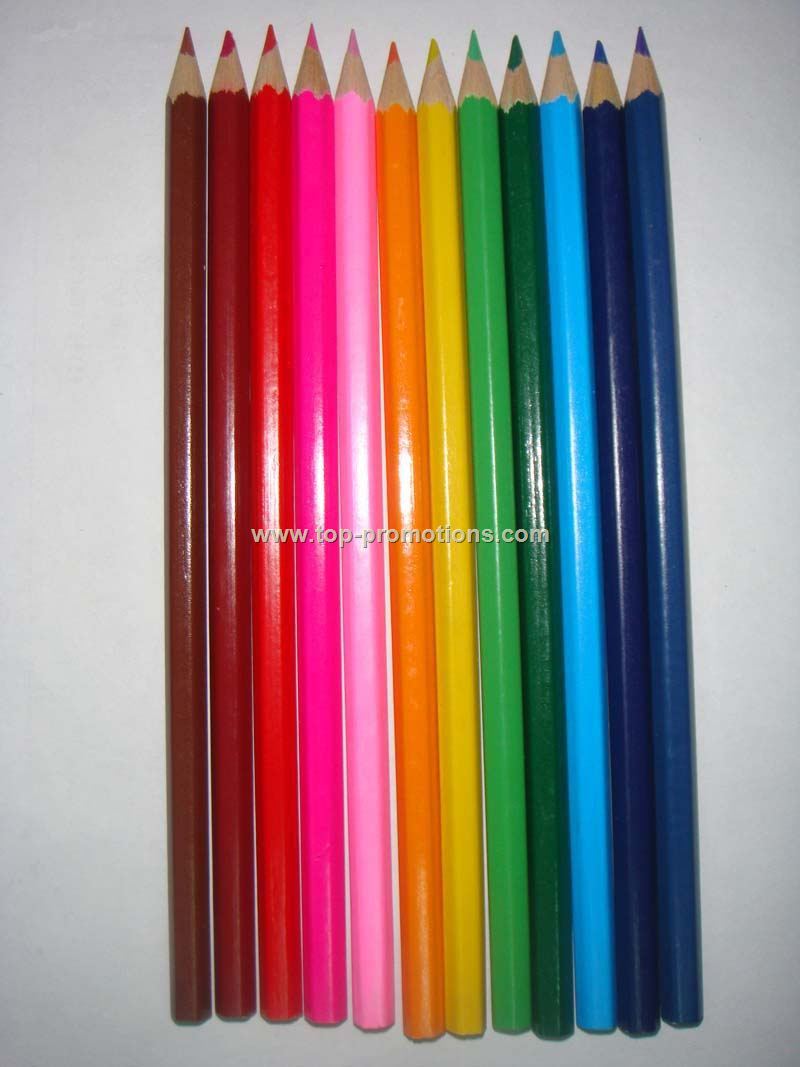 Hexagonal colored pencils