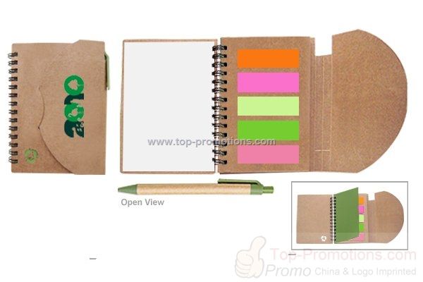 Eco Friendly Sticky Notes Pad with Recycled Paper 