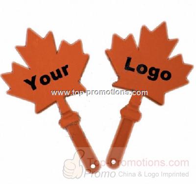 Maple Leaf Hand Clapper
