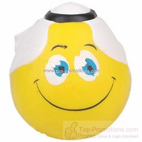 Smiling Face Stress Ball with Arab Scarf