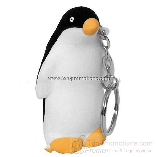 Penguin Stress Reliever Key Chain
