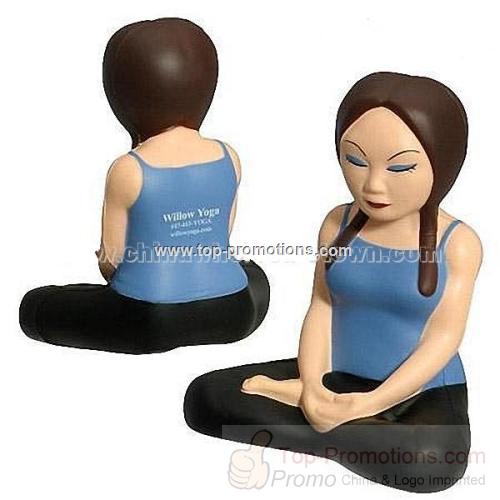 Yoga Girl Stress Reliever Balls Toy