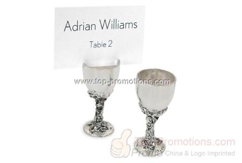 Wine Goblet Place Card Holders Wine Goblet Place Card Holders