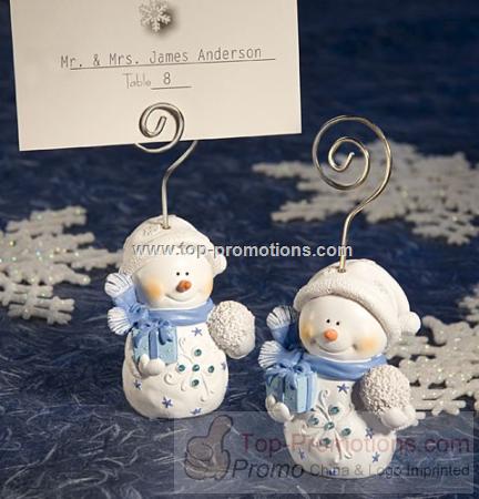 Snowman Place Card Holders Snowman Place Card Holders