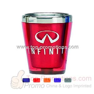 Stainless lined acrylic shot glass