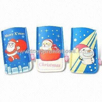 Novelty Pattern Mobile Phone Pouches Christmas Gif