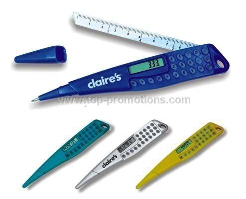 Calculator Pen w/ruler