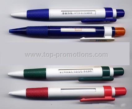 Message Pen with Rubber Grip