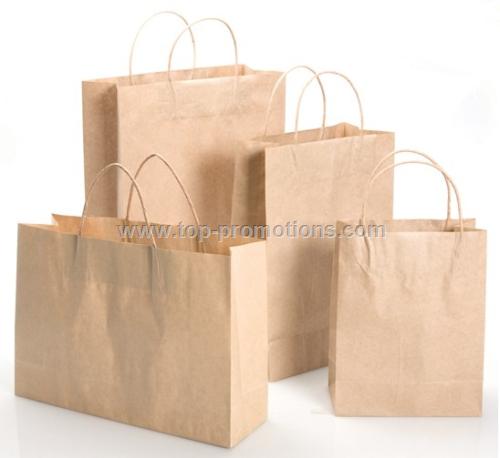 Shopping Bag - Medium Kraft Paper 