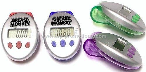 Multi function pedometer with large screen