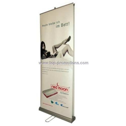 Double roll up Roll banner