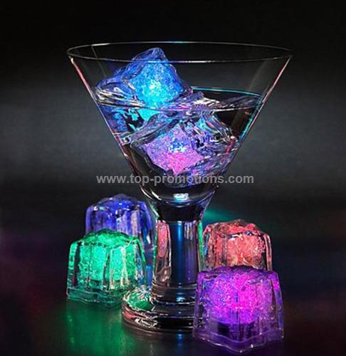 Lighted up Reusable ice cubes