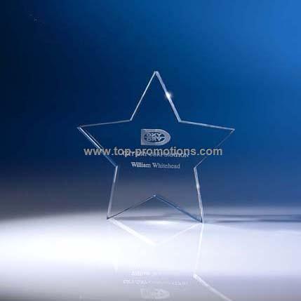 Crystal Star Paperweight