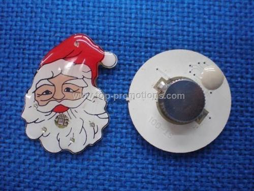 Christmas Flashing Pin