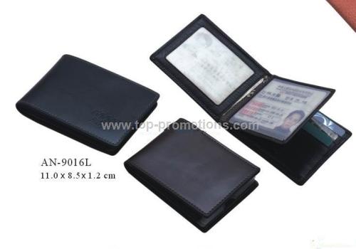 Real leather card holder