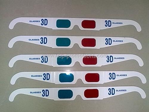 Cheap Cardboard 3D Glasses Custom Paper Anaglyph 3D Red Blue Glasses