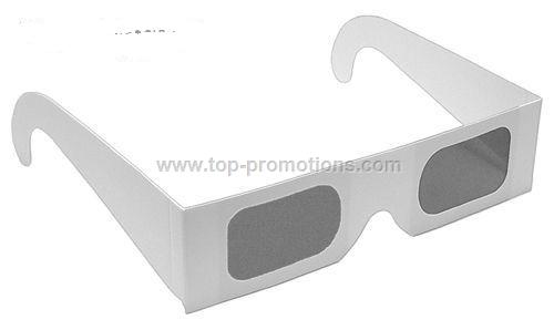 Polarized 3D Glasses - White Frame