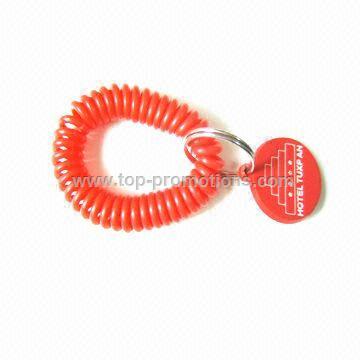  Key Holder with Spiral String and ID Sheet