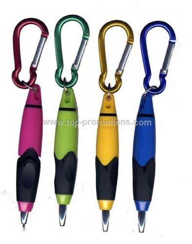 Fold-Out Carabiner Pen